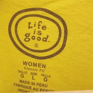 Life Is Good Tops - Life is Good Mason Jar T-shirt Life Is Good Tops - Life is Good Mason Jar T-shirt